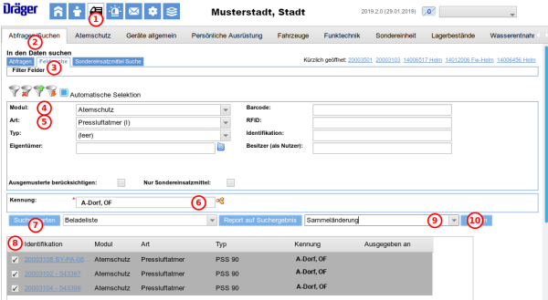 Gerätezuordnung - Schritt 1: alte Geräte zurücknehmen