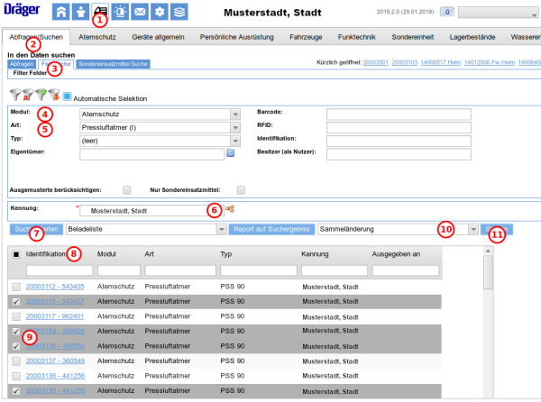 Neue Geräte ausgeben
